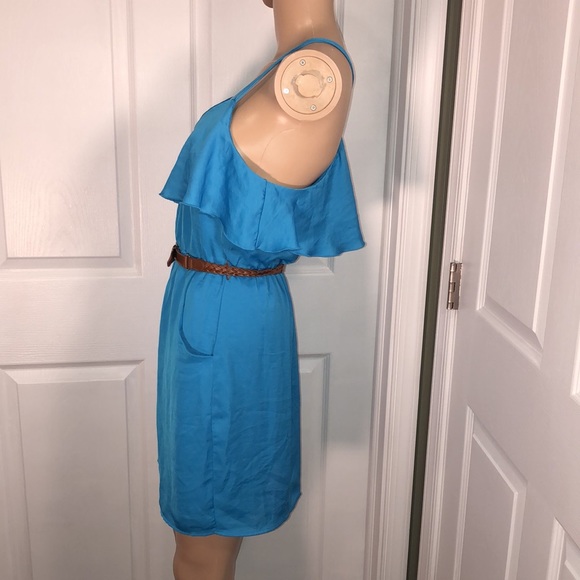 City Triangles Blue Dress. S - Picture 4 of 7